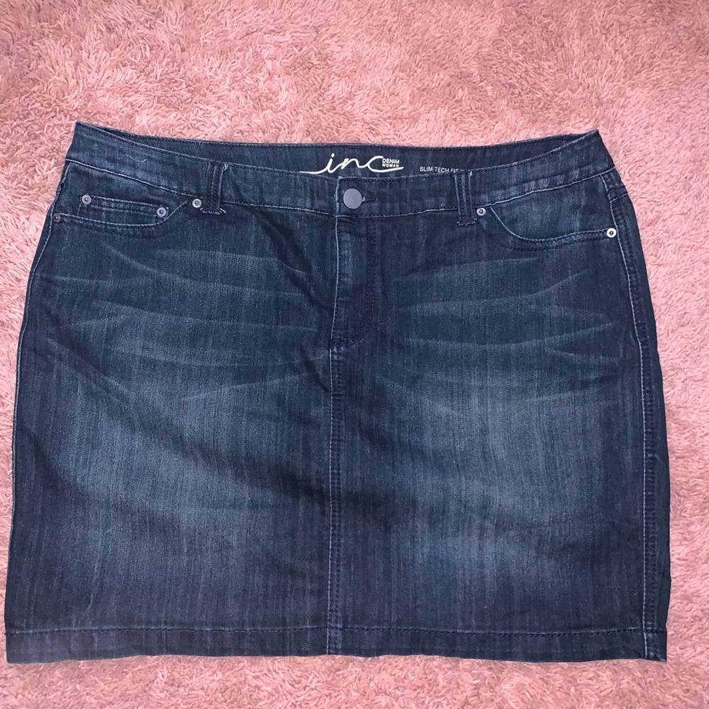 INC Jean skirt size 18W